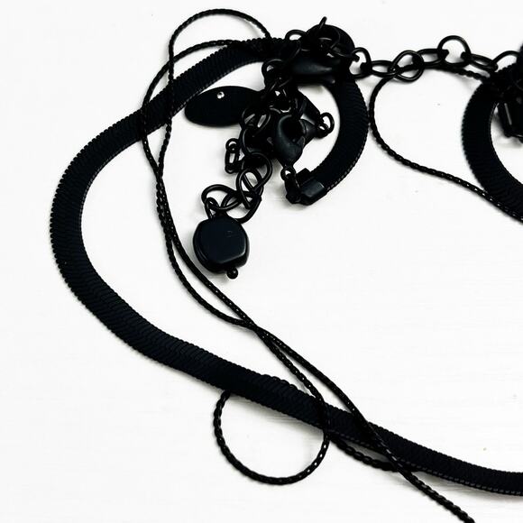 NEW Chico’s Mixed Metal Multistrand Convertible Necklace - Picture 7 of 9